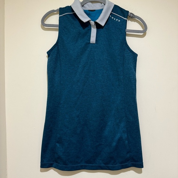 Women’s Oakley Blue Golf Sport Activewear Lightweight Tennis Tank Top No Size - Picture 8 of 16
